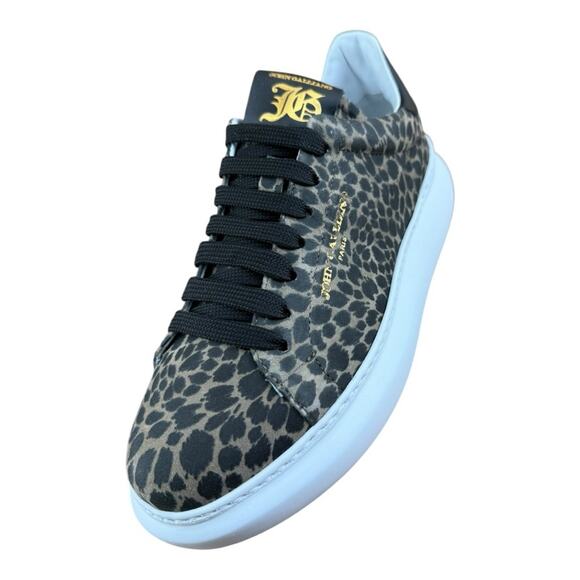 John Galliano Women’s shoes Leather-trimmed leopard sneakers casual - Picture 7 of 13